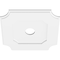 Ekena Millwork Locke Architectural Grade PVC Ceiling Medallion, 18"OD x 3"ID x 10 3/4"C x 1"P, One-Piece CMP18LE-03000 - alternate 3